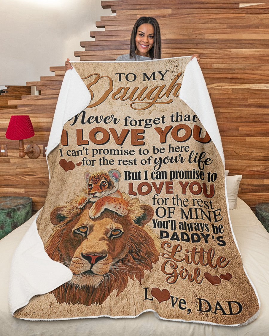 Special Gift For Your Daughter Blanket - From Dad