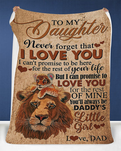 Special Gift For Your Daughter Blanket - From Dad