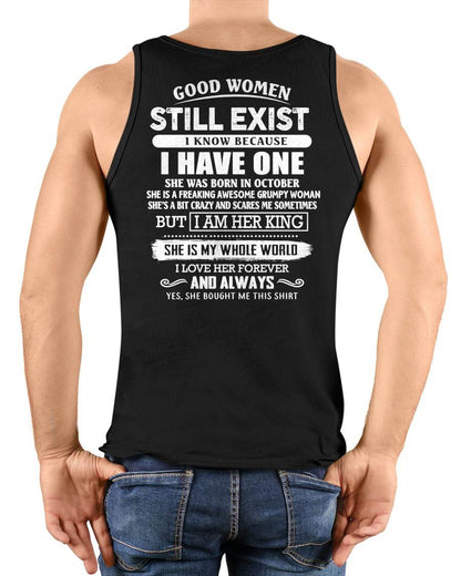 OCTOBER - GOOD WOMEN STILL EXIST - PERFECT GIFT FROM WIFE, GIRLFRIEND - KATE10 (SKU12-306-10)