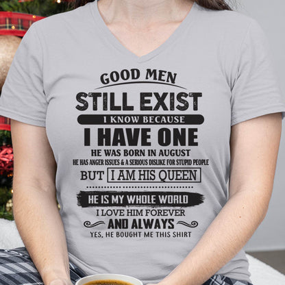 August - Good Men Still Exist - Perfect Gift For Girlfriend, Wife From Husband - NIKI08 (SKU07-166-08)